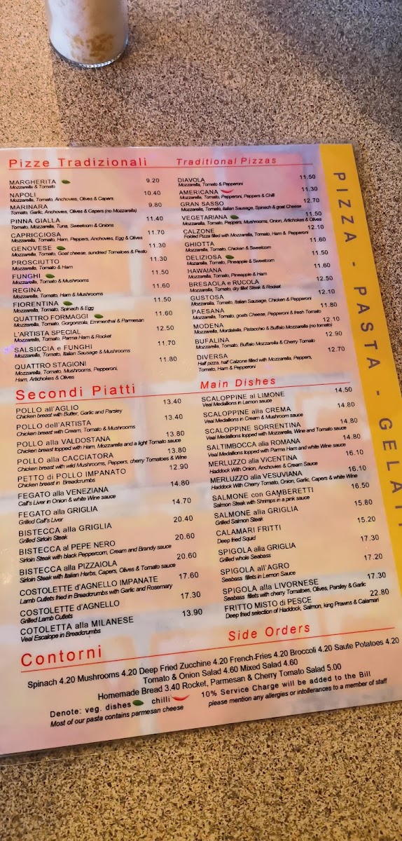 Menu L'artista Ristorante Pizzeria-8